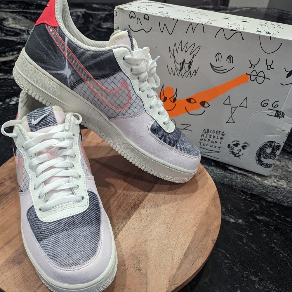 Nike Air Force 1 '07 PRM 2 Light Soft Pink Pure Platinum